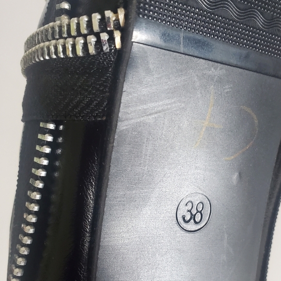 Show Story Punk Zip Peeptoe Platform 5.5" Heels Pumps Stilletto Black Sexy New - Picture 12 of 15